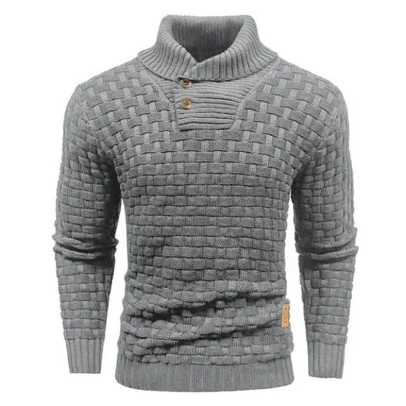 Grey Mens Sweater - Picture 2 of 3